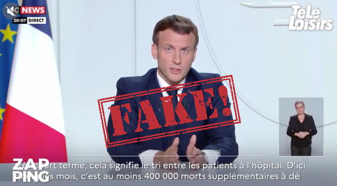 au moins 400 000 morts FAKE